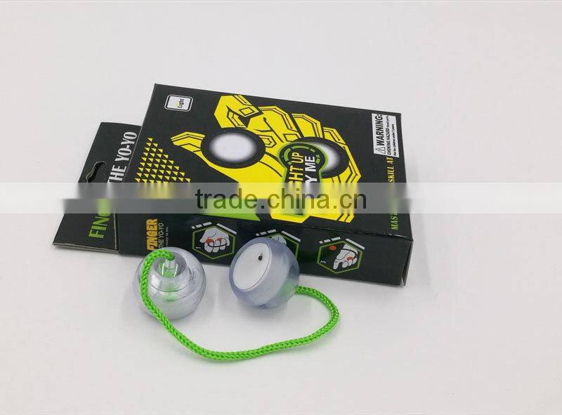 2017 Hot Sale Fashion Colorful Led YoYo Finger Ball Stress Release