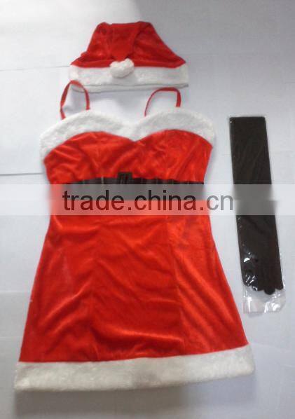 Red Christmas Sexy Costume Sexy Decoration