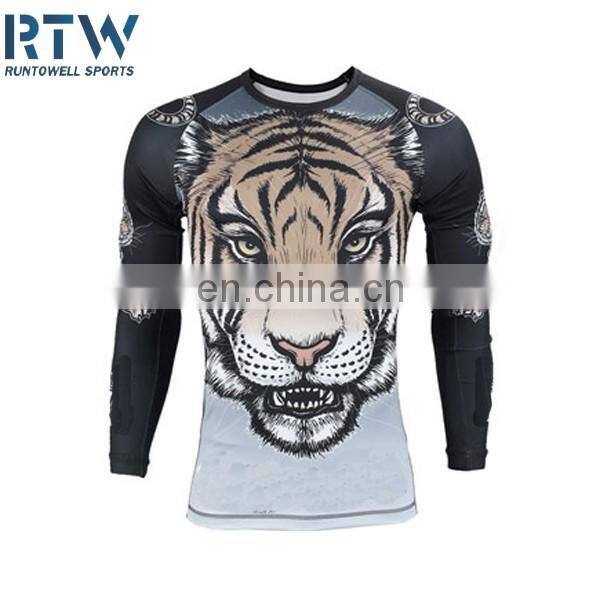 Blank compression shirts rash guard