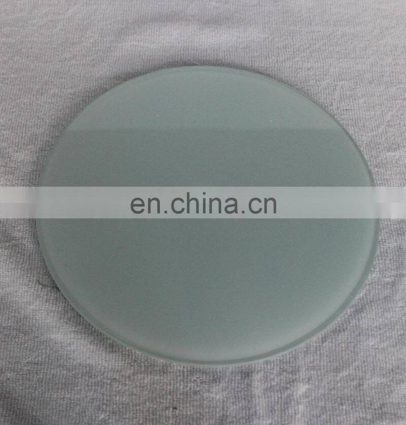 Tempered glass clock with sublimation coating