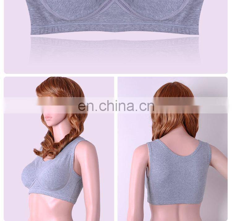 China Wholesale Breathable Thin Sex Woman Sports Cotton Bra