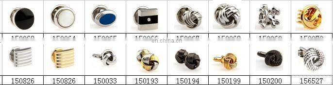 Gold plated metal studs Cufflinks Manufacture Alibaba wholesale