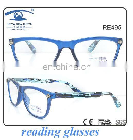 2017spring high quality folral designs pattern PC reading glasses