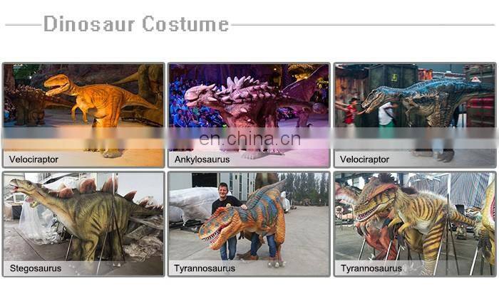 Realistic Hidden Legs Barney The Dinosaur Costume