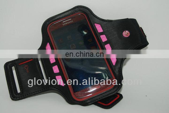 Lighted sport running armband waterproof phone neoprene armband