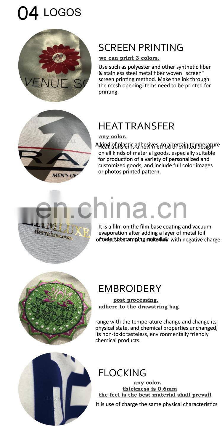 custom gold logo drawstring pouch bags dust bag with two strings