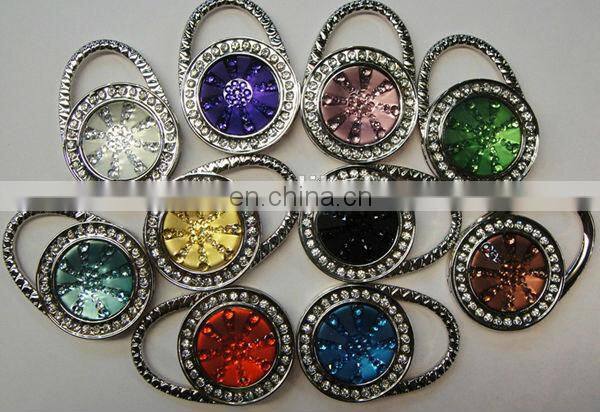 Promotional bag accessory with handbag shape foldable bag hanger