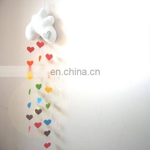 Colorful Felt Cloud Shape Felt Baby Mobile