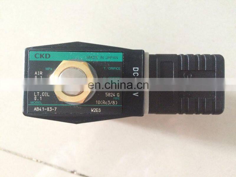 CKD Solenoid valve Japan Solenoid valve AB41-03-7-W2ES-DC24V
