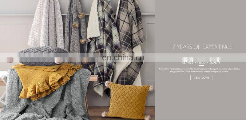 Silver Grey Travel Size Super Soft Fluffy Warm Solid Bed Throws Flannel Fleece Blanket