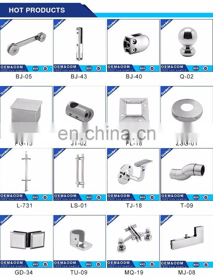 Commercial Bathroom Hardware Stainless Steel Zinc Alloy Chrome Shower Push Pull Glass Entry Door Handles