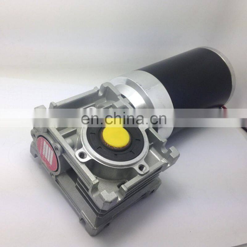 NMRV30.R80-80ZYT03 Right angle dc worm Gear motor 12V 40Nm 30rpm