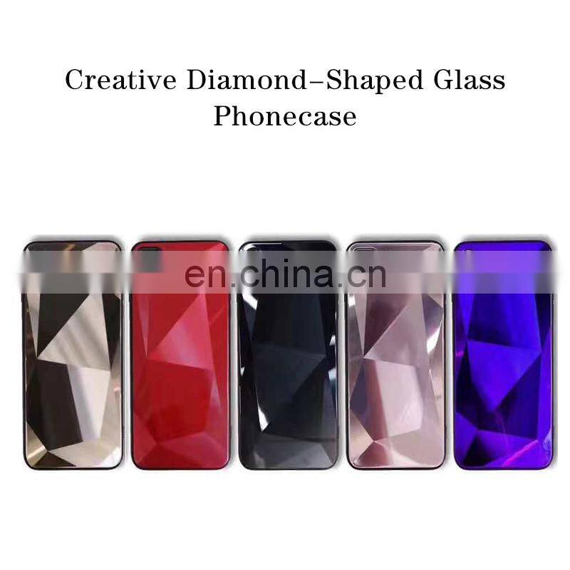 Custom Blu Cell Phone Cases For iphone X 7 8 plus Glass Phone Case