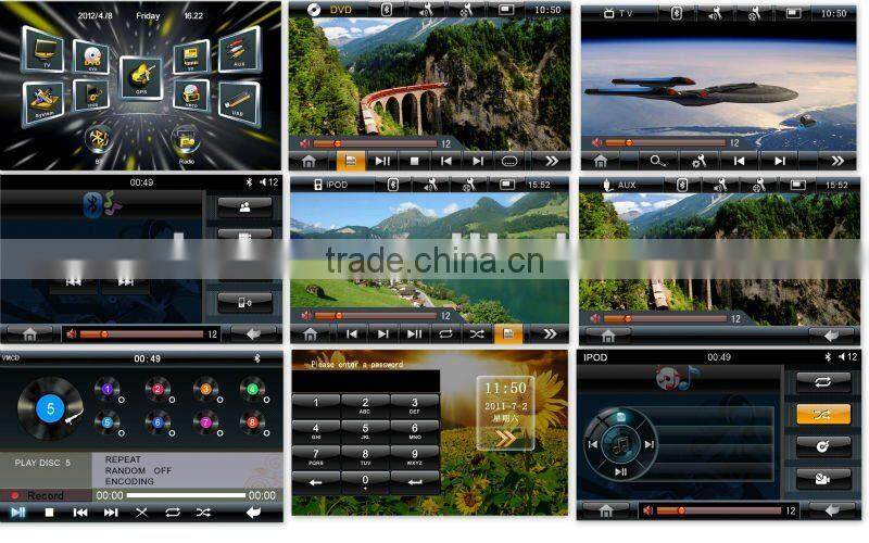8" Car GPS navigation DVD player for Nissan New Sylphy with 8CD,IPOD,BT,TV,and IPHONE menu