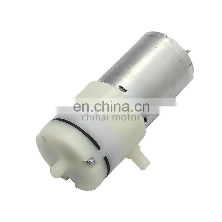 Chihai motor R370 25mm Mini charging vacuum suction negative pressure silent pump with solenoid valve