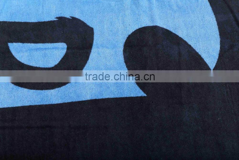 China Guangdong Foshan towel manufactory customized design reactive printed bath towel