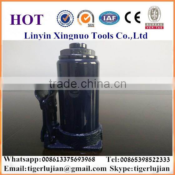 2016 arrival hot selling in China famous brand name Xingnuo 8-ton capacity hydraulic blue color bottle jack/hydraulic jack