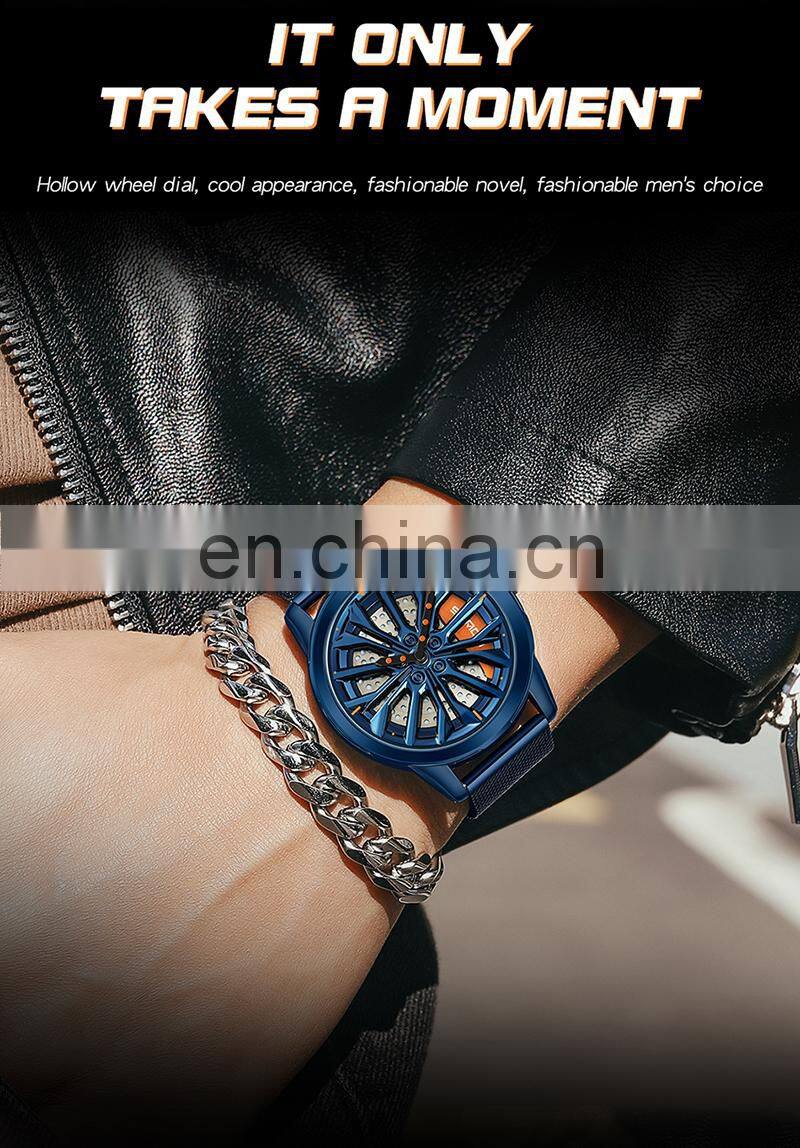 SANDA P1063 New Design Style Men Quartz Watches Waterproof Dials Decoration Simple Sport Men Wrist Watch