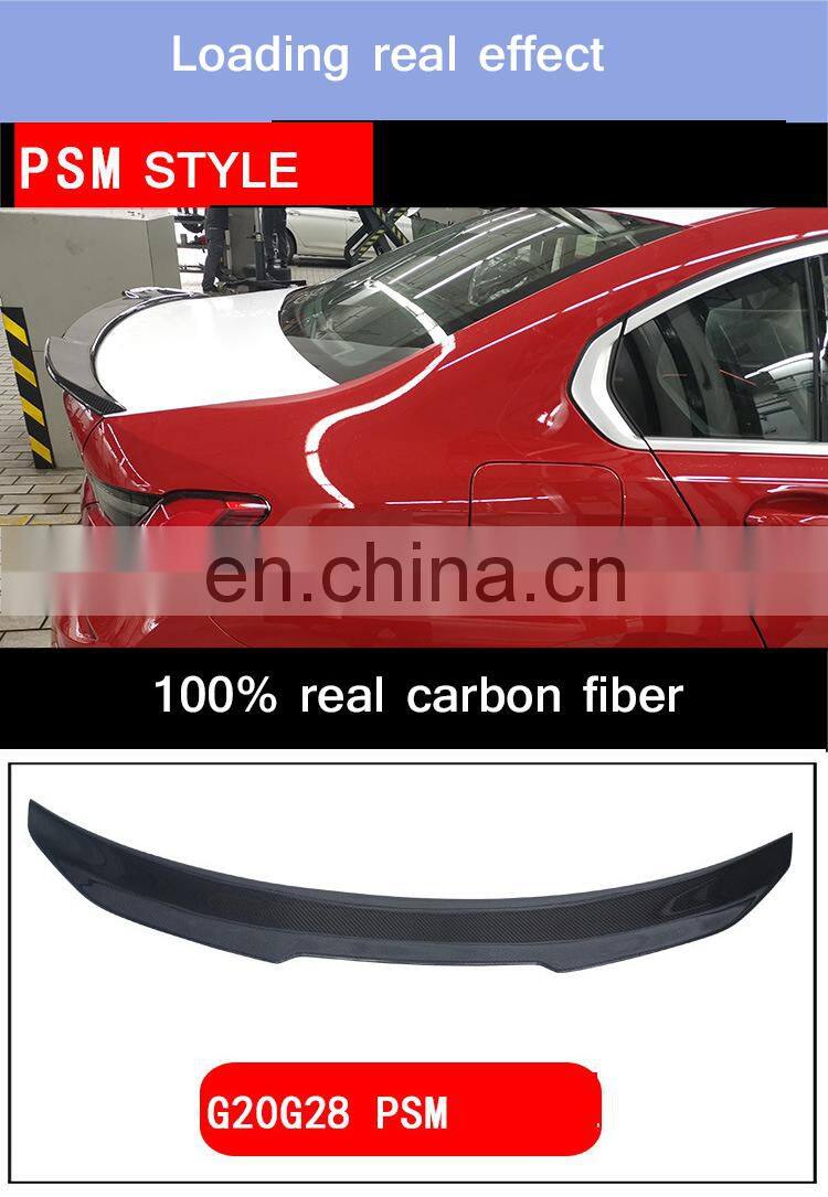 Runde Original Car 1:1 Customization Wing Universal For BMW 3-Series G20 G28 Spoiler Auto Parts Carbon Fiber Car Custom Style
