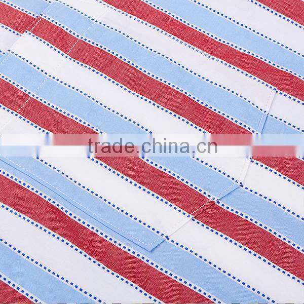 2015 classical short sleeve dress mens shirt,striped classic fit casual shirt for summer hot sale to Ausrtalia