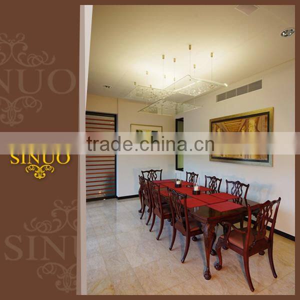 Chandelier living room suspended glass panels ceilings