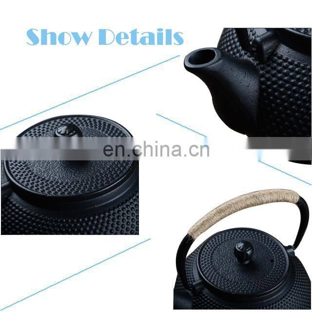 Blue casting tea pot teapot set cast iron chinese traditional