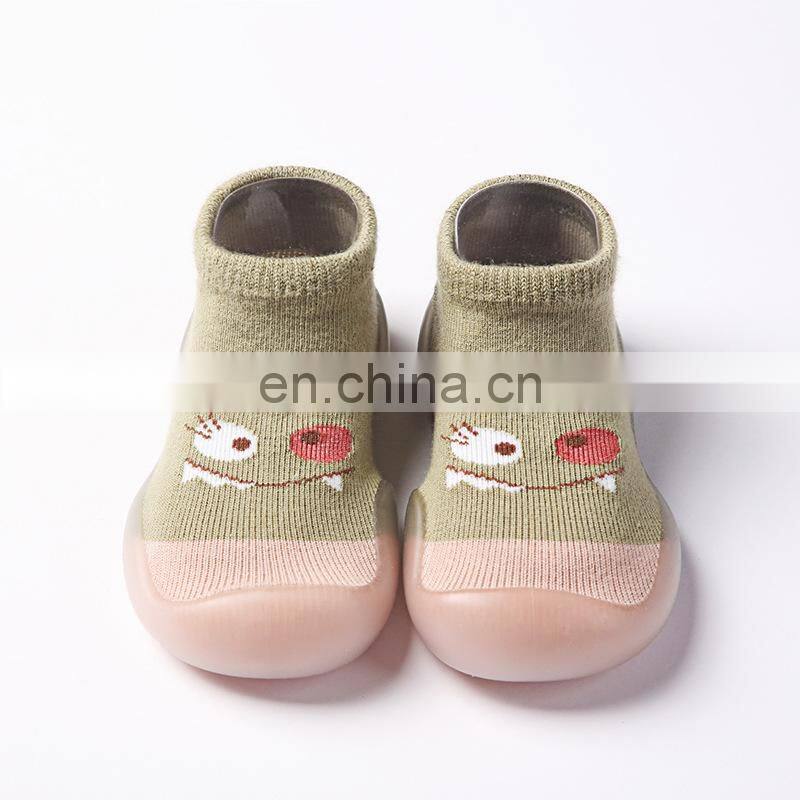 2022 Summer Baby Rubber Soles socks Girls Boys Shoes Newborn Landing Socks Non-slip Soft Socks Cartoon Children Gifts