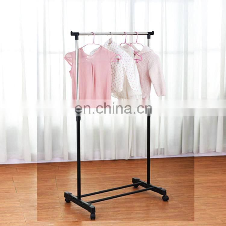 Not occupying space dormitory balcony hanger household horizontal bar stainless steel hanger