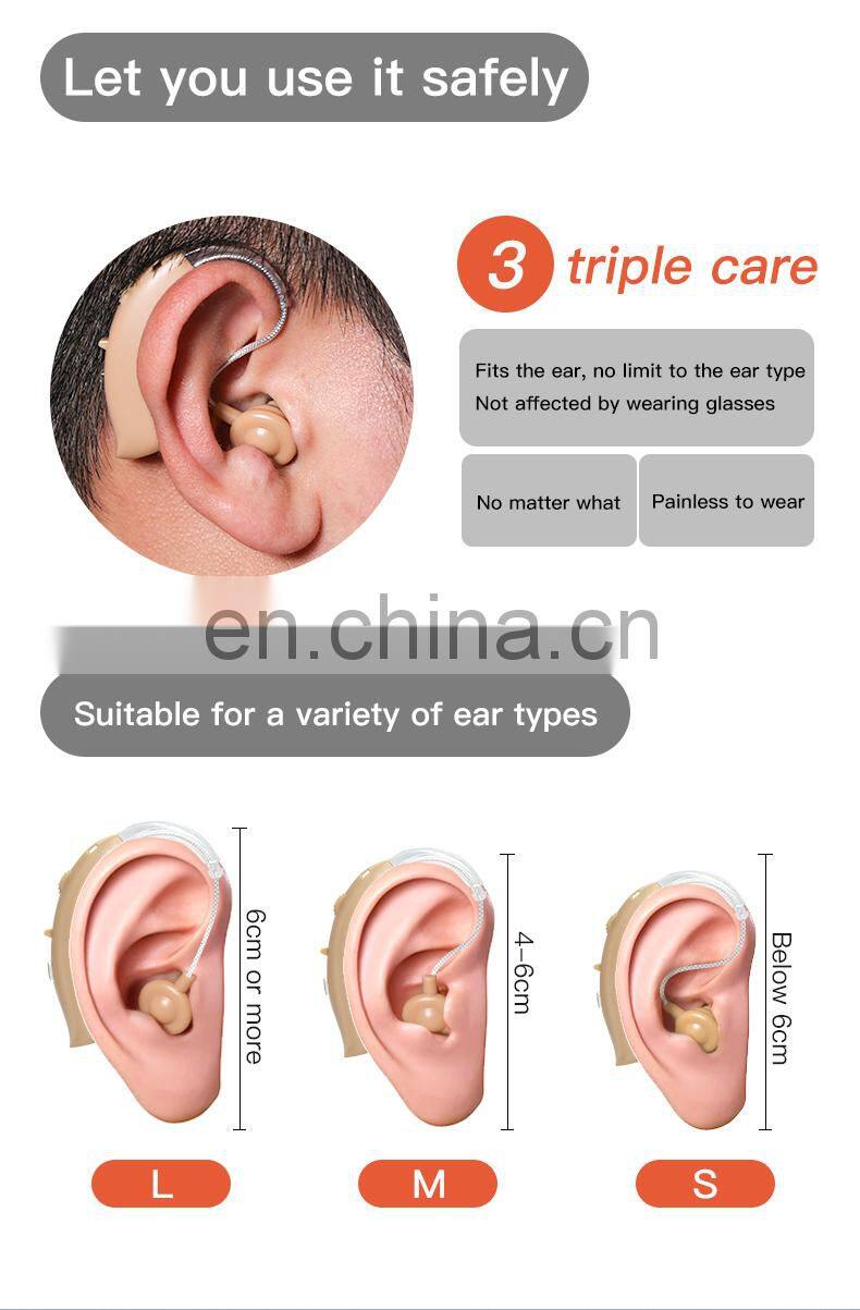 Hearing Aids Rechargeable BTE Hearing Ampilifer Audifono Para Sordo Horgerat Ear & Hearing Aids for Seniors