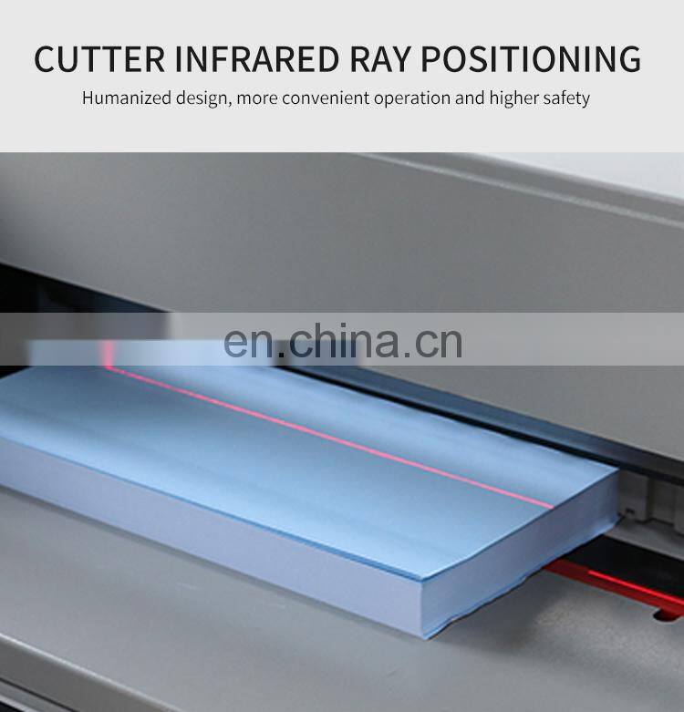 New Product Heavy Duty Fully Automatic Guillotine A4 Paper Cutter Cutting Machine With LCD