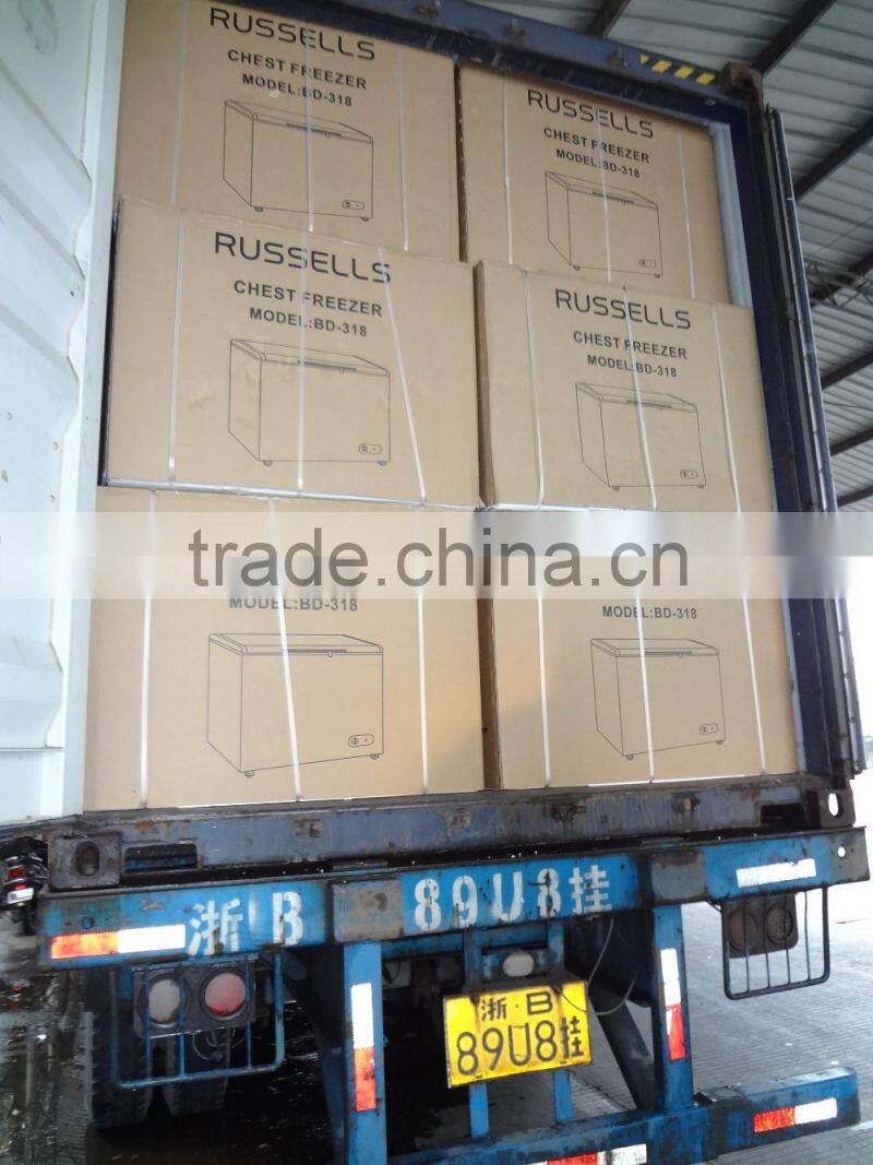 Small horizontal icebox mini bar quick instant chest deep freezer