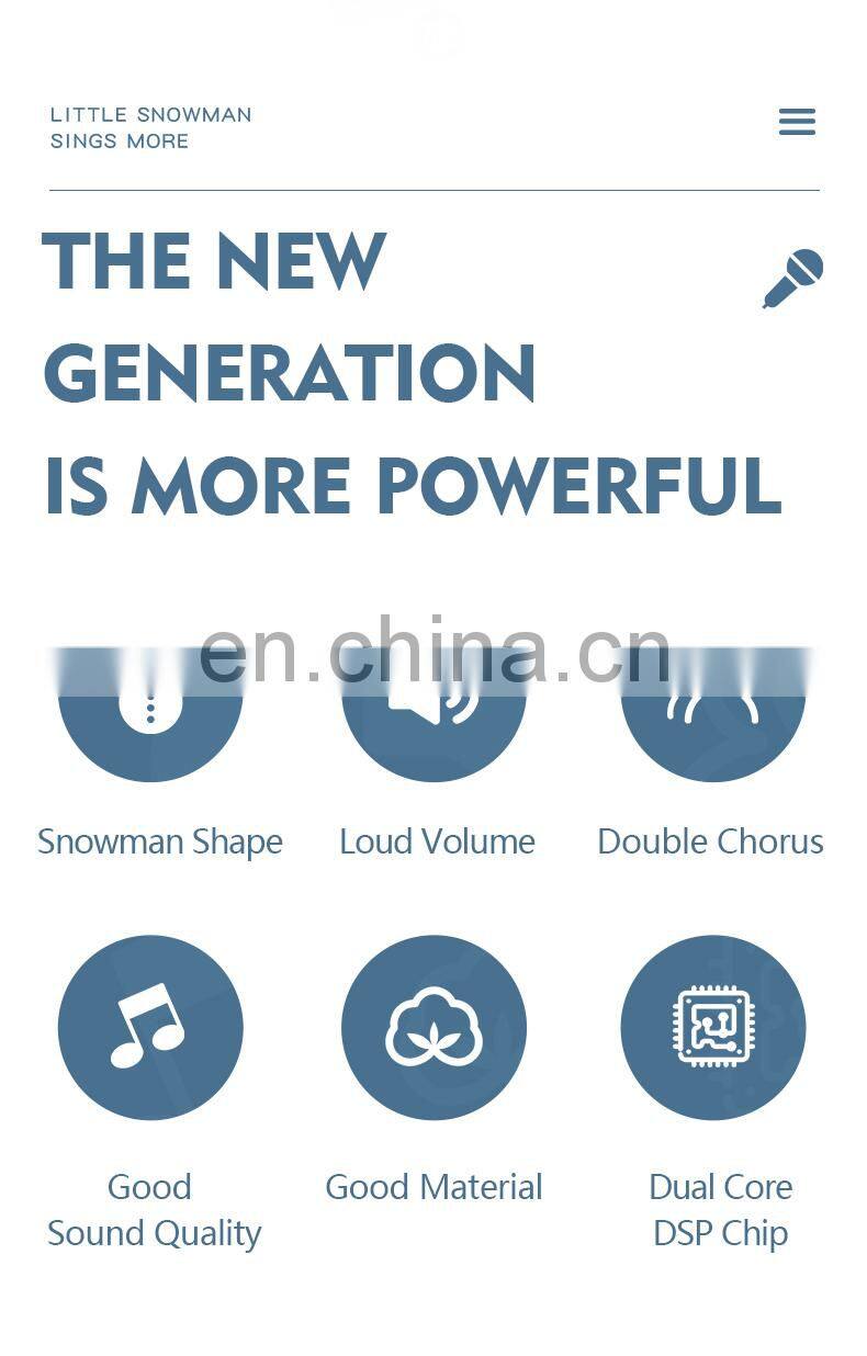 ALLINGE MDZ3633 Portable Microfono Wireless Home Use Singing Machine Microphone Karaoke Speaker