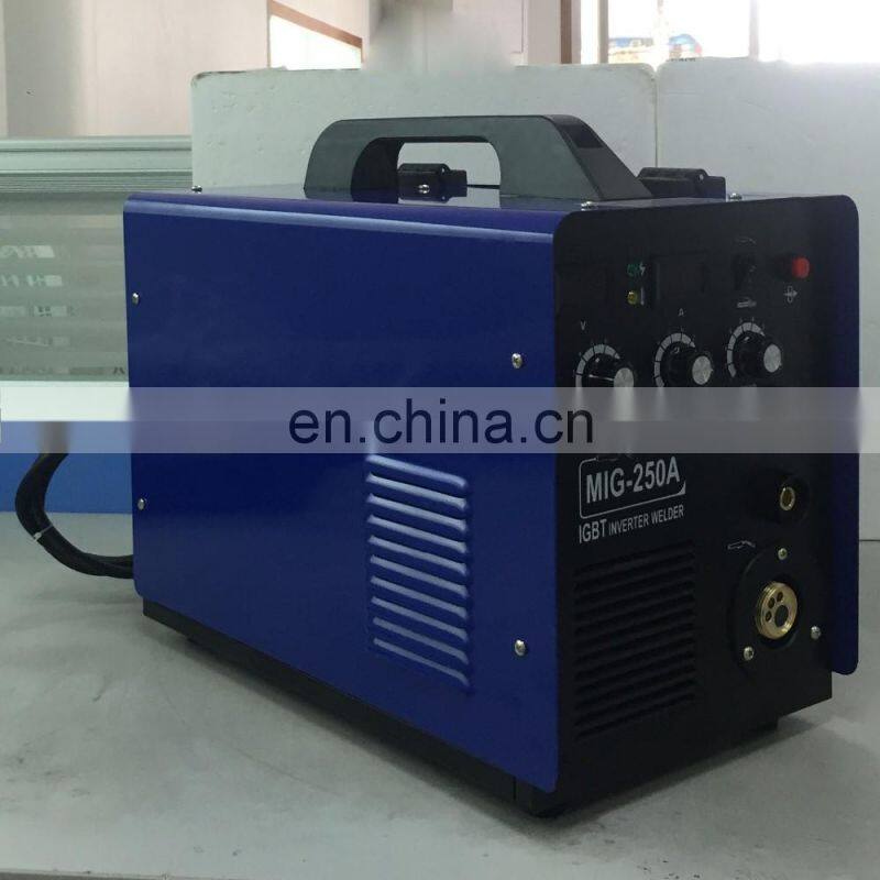 MIG/MMA-250 IGBT INVERTER MIG 250 WELDER portable mig welder