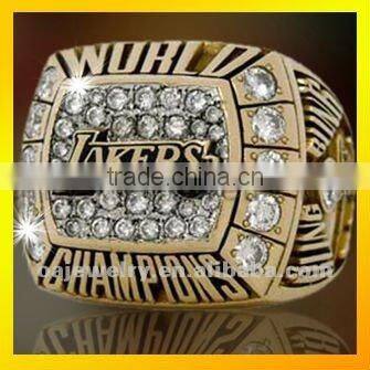good design gold plating high quality champions rings