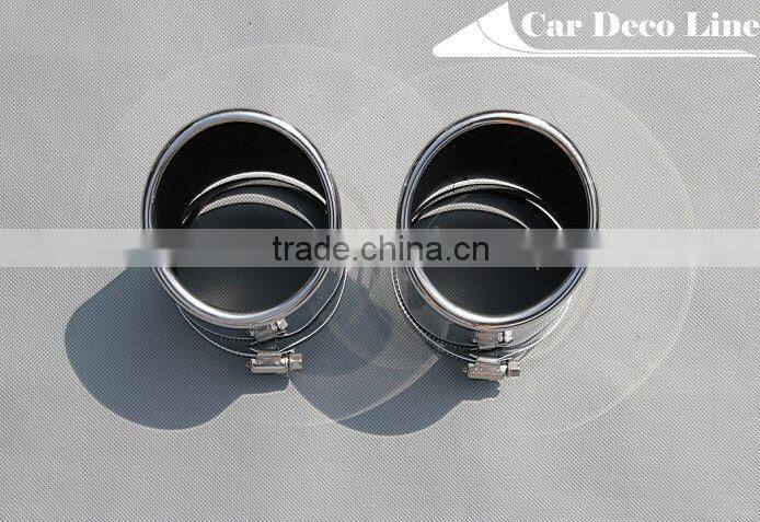 Stainless steel muffler tip for Audi Q7