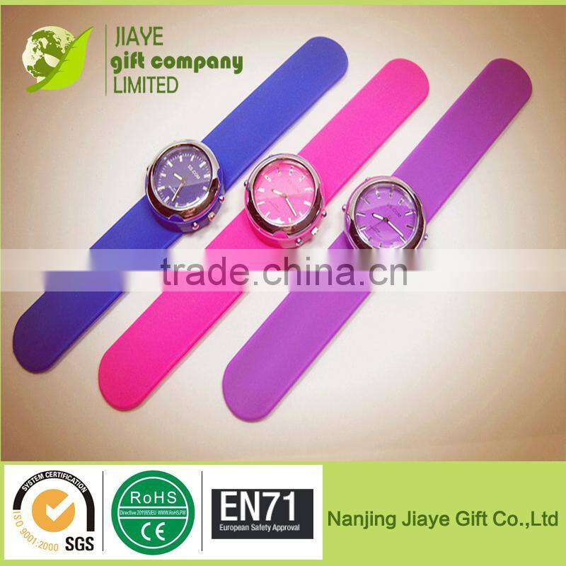Fashion Silicone Slap Watch Wrist Watch