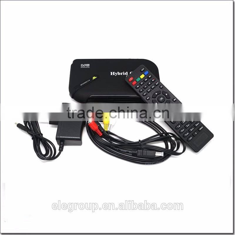 Hybrid OTT+DVB S2 AML S805 Quad Core Android 4.4 1G+8G Android Smart tv box+DVB S2 Hybrid OTT