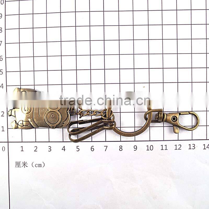 2015 custom high quality keychain manufacturer metal logo keychain