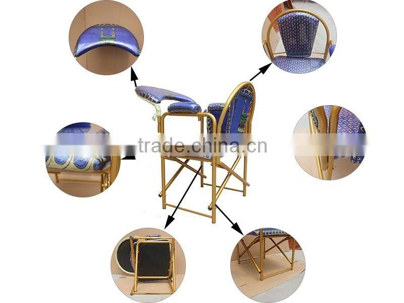 Foshan knock down muslim prayer chair,church chair for sale