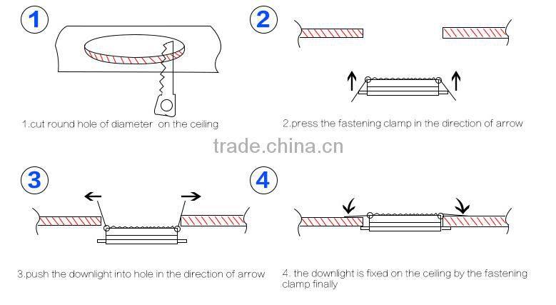 Warm White 3000k LED Lamp New Bulb LED Panel Light SMD2835 6W