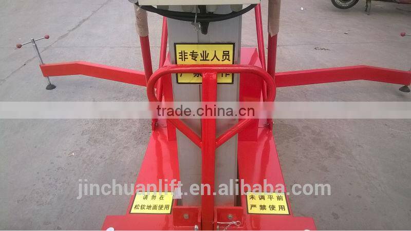 hydraulic aluminum alloy lifting platform electrical ladder
