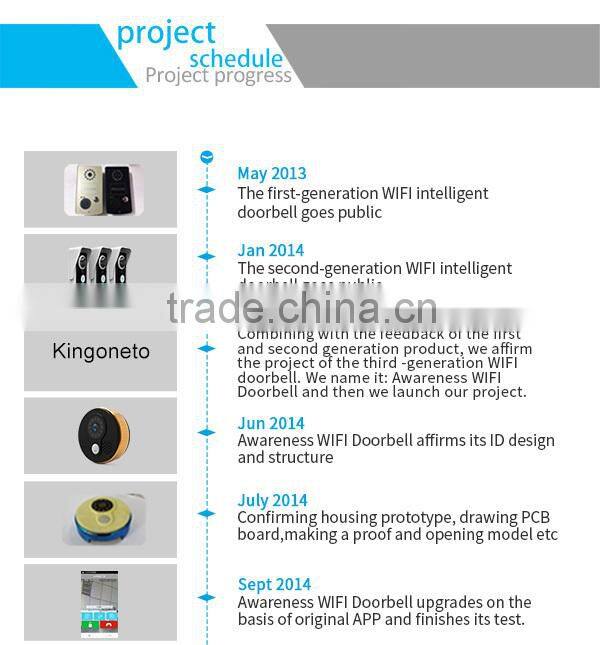 2015 digital wireless video doorbell wifi doorbell camera