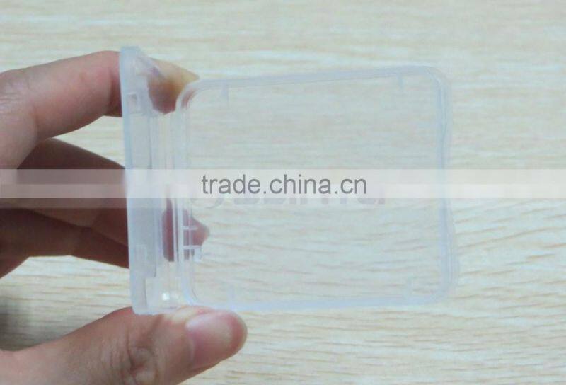Transparent Eco-Friendsly Plastic Case CF Card Box Memory Card Case