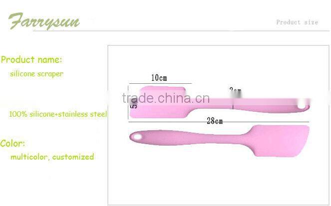 2015 silicone kitchen utensils, kitchen ware, rubber scraper