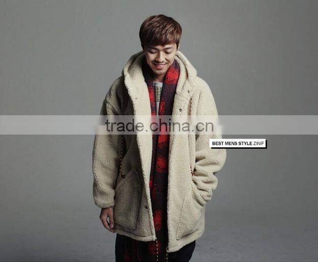 Korean Fashion Patch Winter Kintted Man Scarf