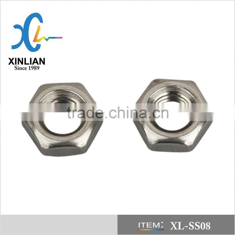 hex nut made of stainless steel zhejiang supplier XL-SS08