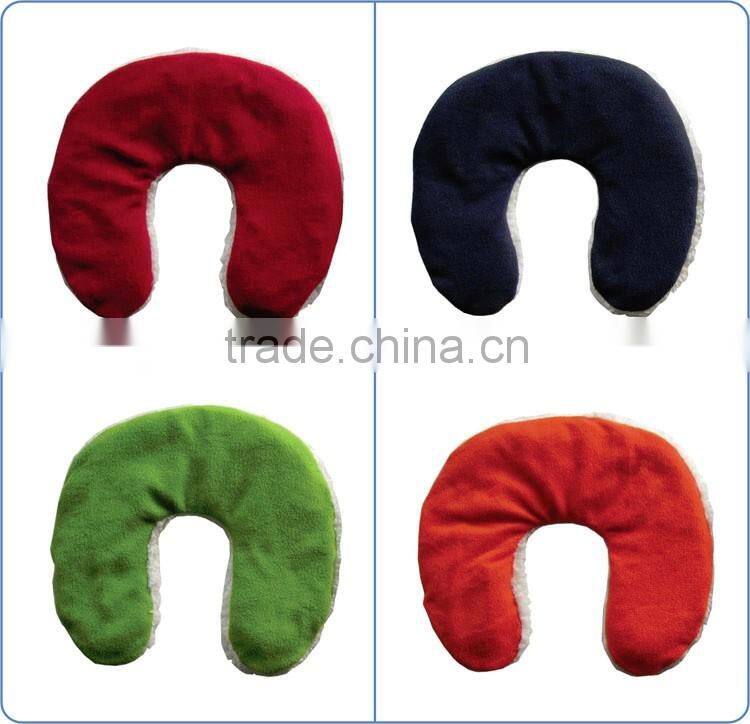 Neck microwave heat pack / hot cold pack /microwave pillow with wheat