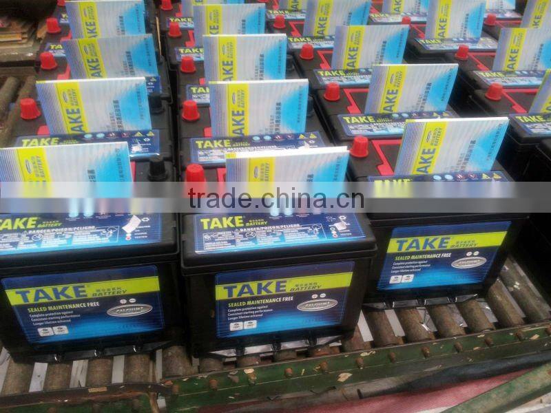 China factory supply high-end quality and low price car battery 12v72Ah 57217