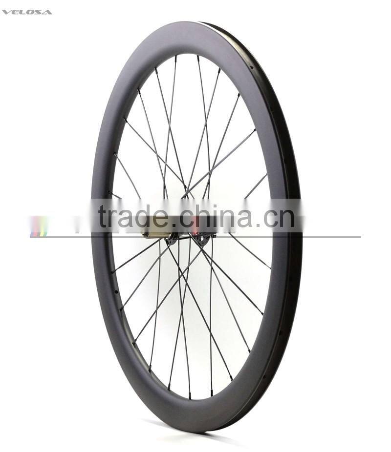 hot saling road bike 50mm disc 25mm wide clincher wheel,disc braking wheel 700C wheels