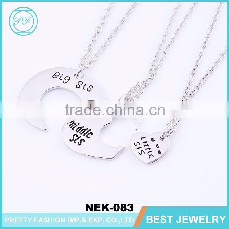 wholesale alibaba round shanpe silver alloy wolf necklace for mother's day gifts